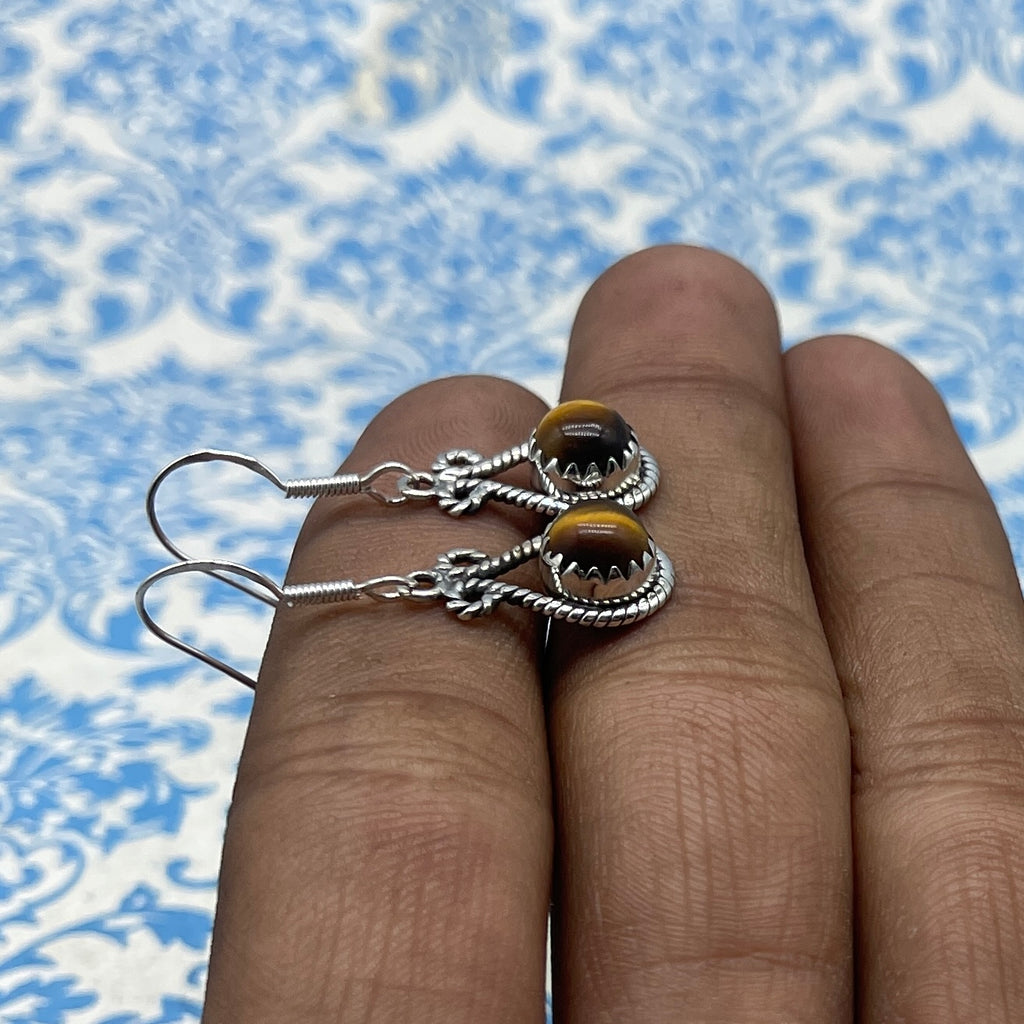Elegant Handmade Gemstone Earrings – Sterling Silver Jewelry