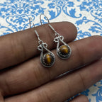 Elegant Handmade Gemstone Earrings – Sterling Silver Jewelry