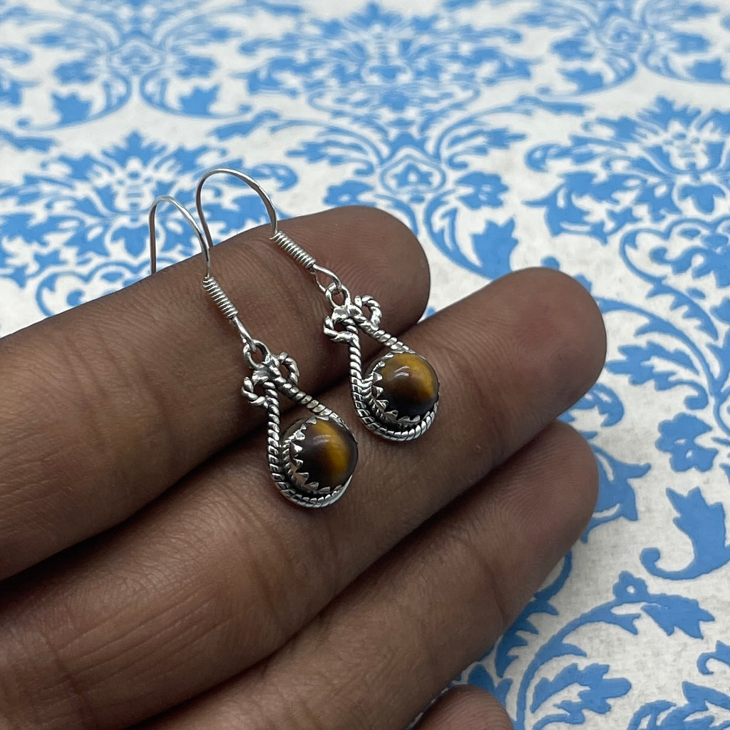 Elegant Handmade Gemstone Earrings – Sterling Silver Jewelry