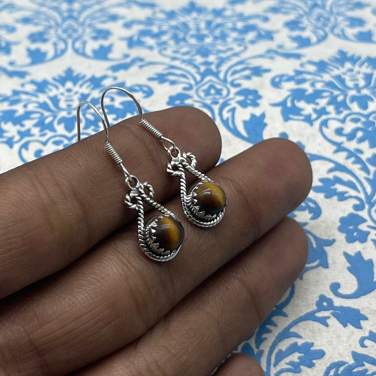 Elegant Handmade Gemstone Earrings – Sterling Silver Jewelry
