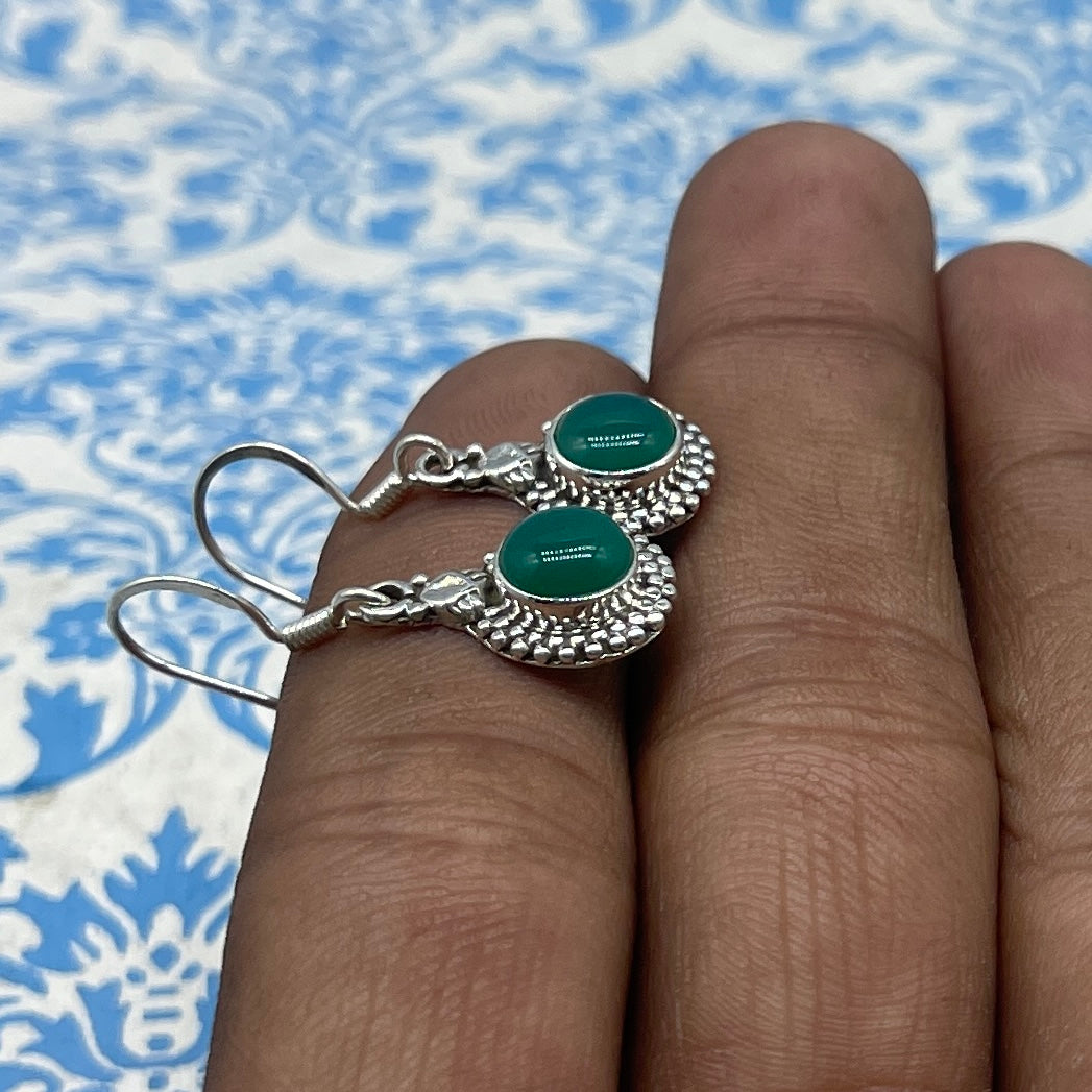 Elegant Handmade Gemstone Earrings – Sterling Silver Jewelry