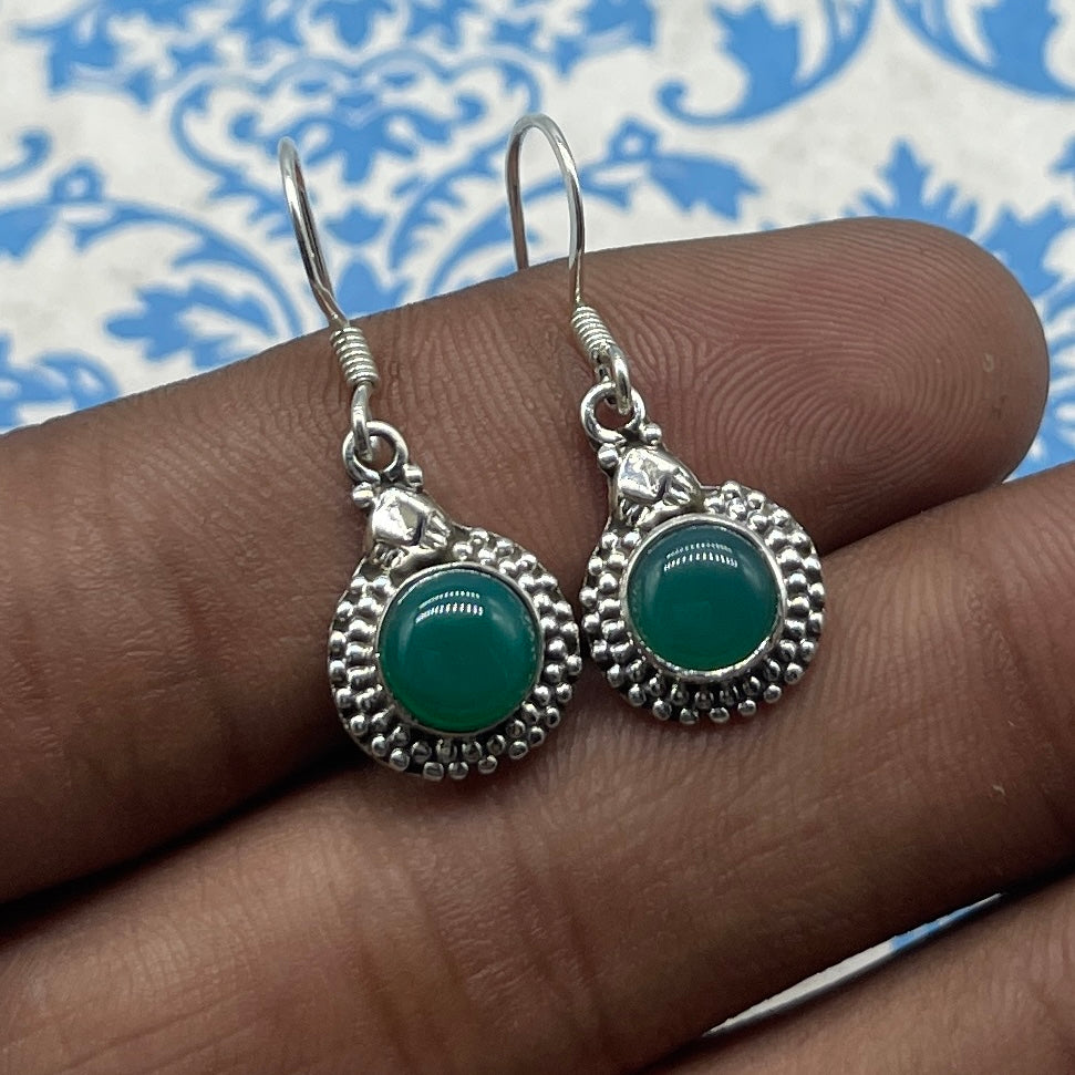 Elegant Handmade Gemstone Earrings – Sterling Silver Jewelry