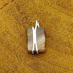 Agate Nepali Bohemian Handmade Silver Pendant