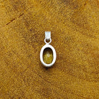 Green Amethyst Faceted 925 Silver Boho Pendant Nepali