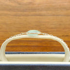 Faceted Round Shape Chalcedony Gemstone Handmade Sterling Silver 925 Chain Bracelet