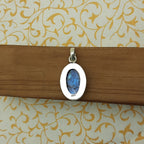 925 Sterling Silver Labradorite Pendant – Natural Gemstone Artisan Bohemian Pendant