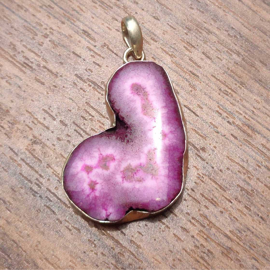 Purple Druzy Handmade Pendant 925 Silver Wholesale Indian Artisan