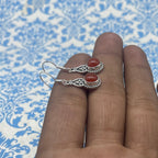 925 Silver Carnelian Earrings – Elegant Round  Gemstone Design