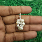 Pearl Pendant in 925 Sterling Silver – Classic Natural Pearl Minimal Elegant Jewelry
