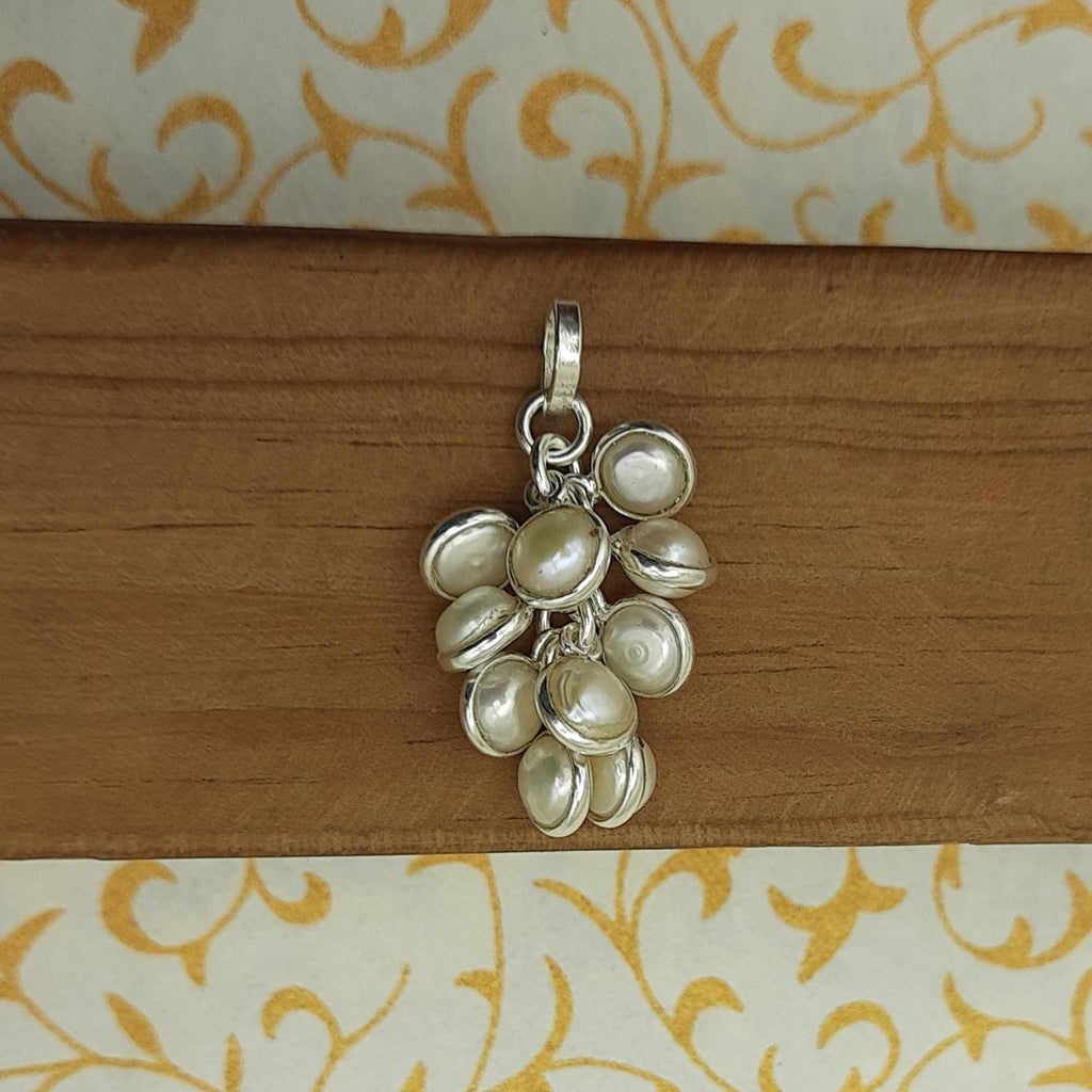 Pearl Pendant in 925 Sterling Silver – Classic Natural Pearl Minimal Elegant Jewelry