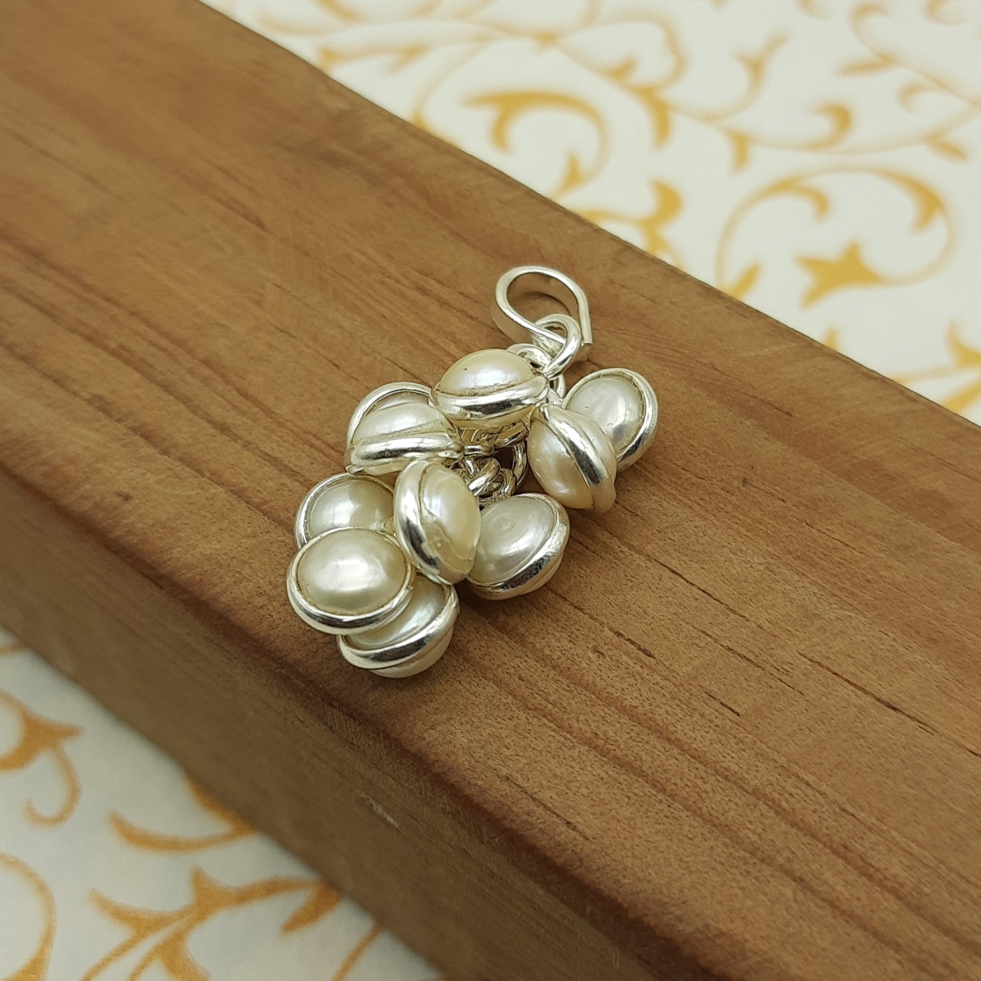 Pearl Pendant in 925 Sterling Silver – Classic Natural Pearl Minimal Elegant Jewelry