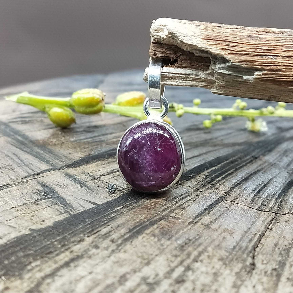 Natural Star Ruby 925 Silver Pendant Custom Wholesale Jewelry