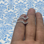 Sterling Silver Carnelian Earrings – Elegant Square Gemstone Design