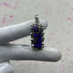 Purple Mohave Turquoise 925 Sterling Silver Handmade Pendant | Bold Statement Pendant