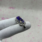 Purple Mohave Turquoise 925 Sterling Silver Handmade Pendant | Bold Statement Pendant