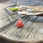 925 Silver Trillion Coral Pendant Classic Wholesale Charm