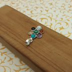 925 Sterling Silver 7 Chakra Pendant – Natural Gemstone Healing Energy Necklace