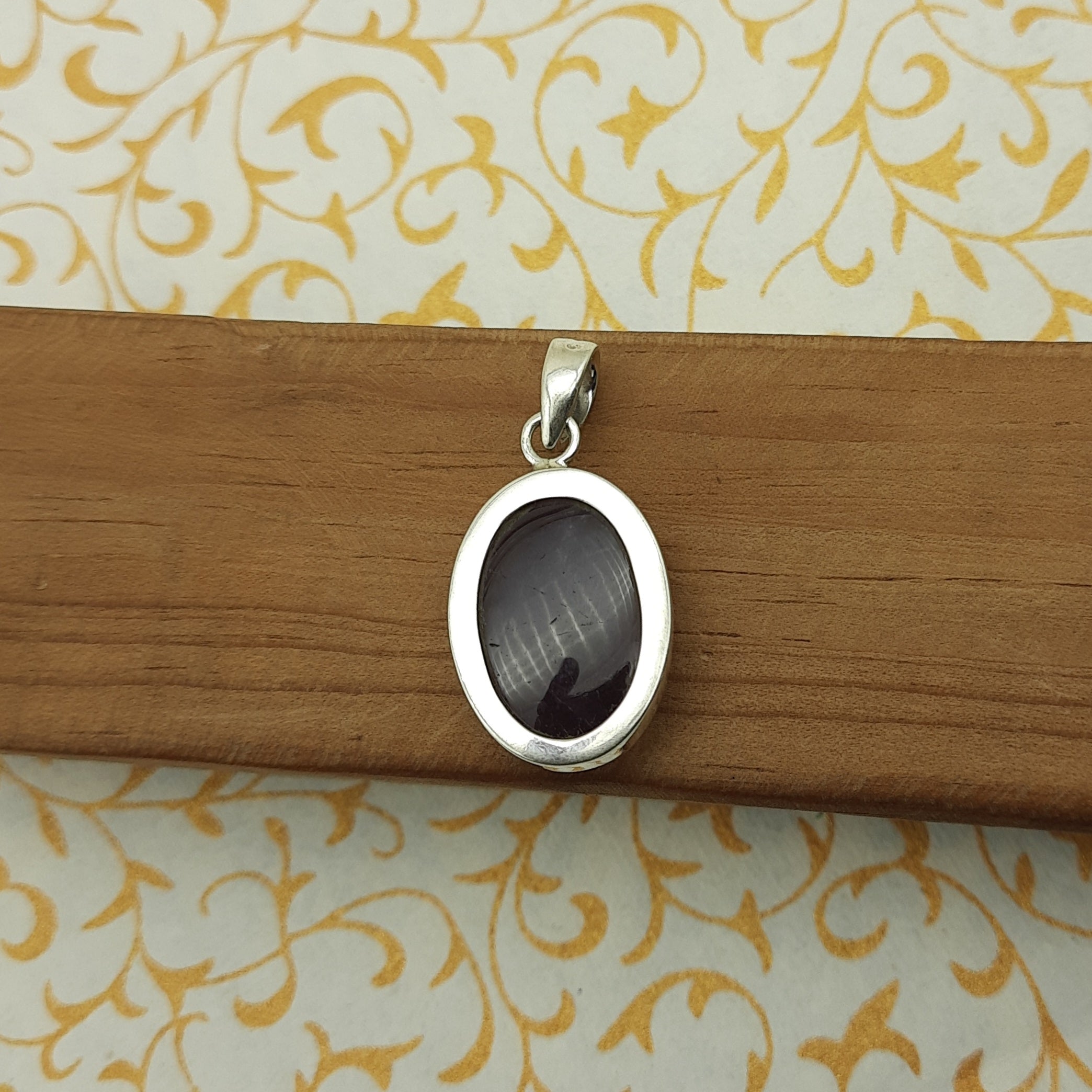 Faceted Amethyst Artisan Pendant in 925 Sterling Silver – Boho Elegance