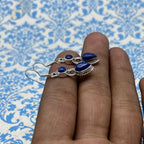 Premium Lapis Lazuli  Earrings in 925 Silver – Timeless Beauty