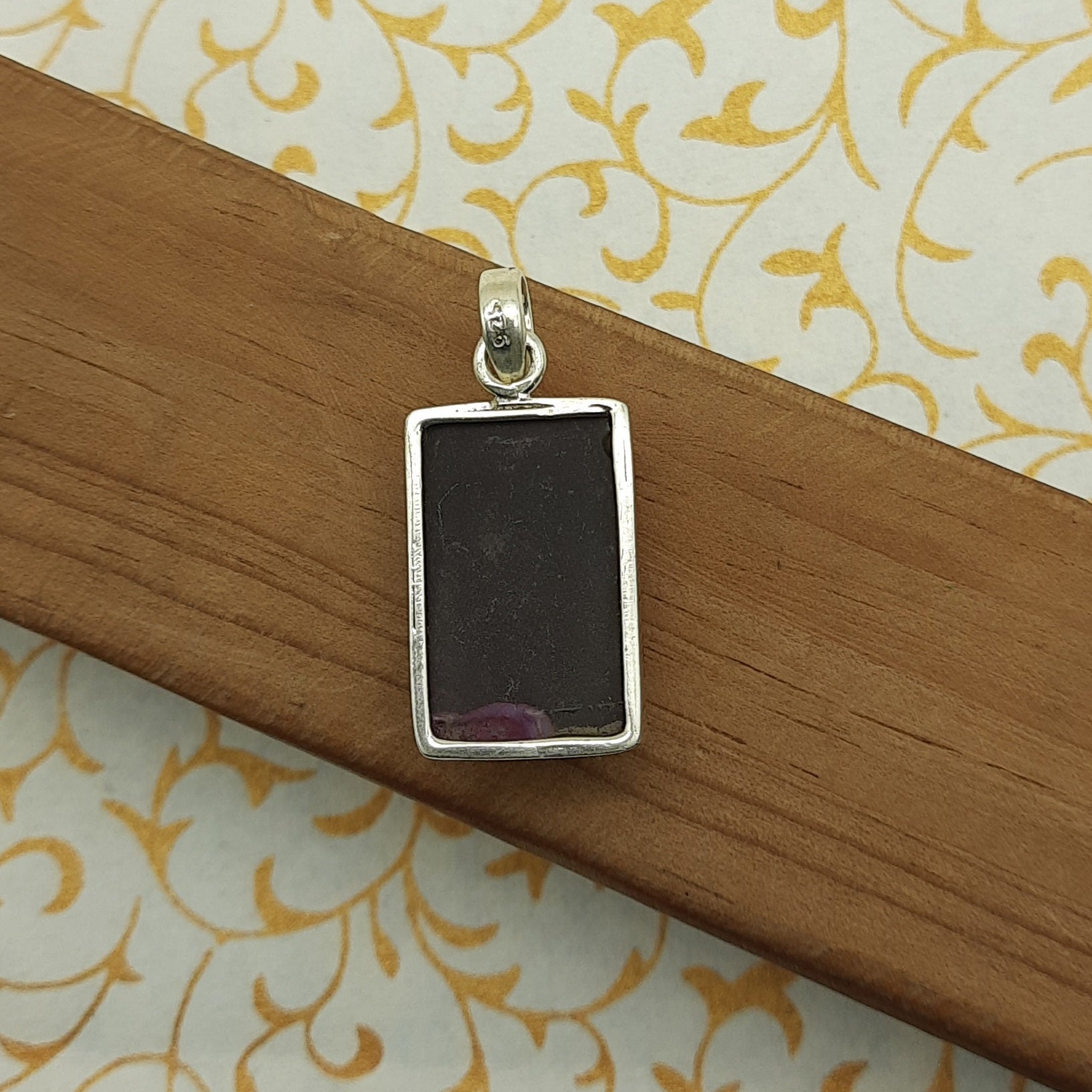 Natural Druzy Crystal Bohemian Pendant – Handcrafted in 925 Sterling Silver