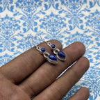 Premium Lapis Lazuli  Earrings in 925 Silver – Timeless Beauty