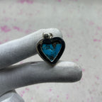 Blue Mohave Turquoise 925 Sterling Silver Handmade Pendant | Handmade Tribal Jewelry