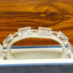 925 Sterling Silver Handmade Crystal Bracelet Classic Jewelry