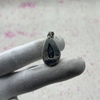Glass Resin 925 Sterling Silver Handmade Pendant | Modern Artistic Pendant