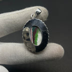 Nepali Fordite 925 Silver Designer Pendant Necklace