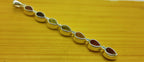 7 Chakra Healing Spiritual Bezel 925 Silver Dainty Pendant