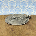 Tribal Hanuman Lord Vintage Solid Silver Pendant Antique Finish Handmade One of a Kind