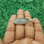 Labradorite Flash Pendant in 925 Sterling Silver – Mystical Bohemian Design