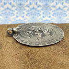 Tribal Hanuman Lord Vintage Solid Silver Pendant Antique Finish Handmade One of a Kind