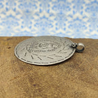 Tribal Snake Vintage Solid Silver Pendant Antique Finish Handmade One of a Kind