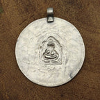 Tribal Snake Vintage Solid Silver Pendant Antique Finish Handmade One of a Kind