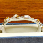 Classic Handmade 925 Sterling Silver Pearl Bracelet Timeless Design