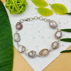 Classic Handmade 925 Sterling Silver Pearl Bracelet Timeless Design