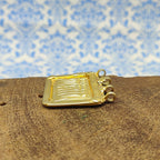 Gold Plated Tribal Seven Sisters Patdi Vintage Solid Silver Pendant Antique Finish One of a Kind