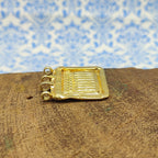 Gold Plated Tribal Seven Sisters Patdi Vintage Solid Silver Pendant Antique Finish One of a Kind