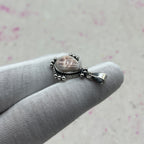 Pink Larimar 925 Sterling Silver Handmade Pendant | Elegant Feminine Jewelry