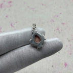 Pink Larimar 925 Sterling Silver Handmade Pendant | Elegant Feminine Jewelry