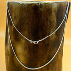 925 Silver Curb Chain Necklace 16-22 Inch 925 Stamped Dainty Chain