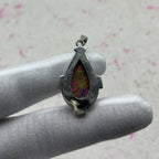 Spiny Oyster Turquoise 925 Sterling Silver Handmade Pendant | Bold Tribal Pendant