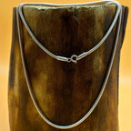 925 Silver Snake Chain Necklace 16-22 Inch Stamped Dainty Chain