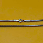 925 Silver Snake Chain Necklace 16-22 Inch Stamped Dainty Chain