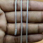 925 Silver Snake Chain Necklace 16-22 Inch Stamped Dainty Chain