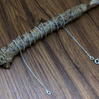 925 Silver Cable Chain Necklace 16-22 Inch Stamped Dainty Chain