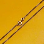 925 Silver Cable Chain Necklace 16-22 Inch Stamped Dainty Chain