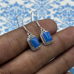 High Quality Chalcedony Earrings in 925 Silver – Everyday Style