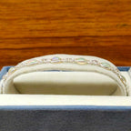 Elegant Natural Opal Silver Oval Bezel Bracelet Jewelry